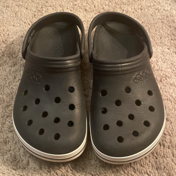 Jibbitz by Crocs black and white clogs unisex size 7M/9W - Picture 3 of 17